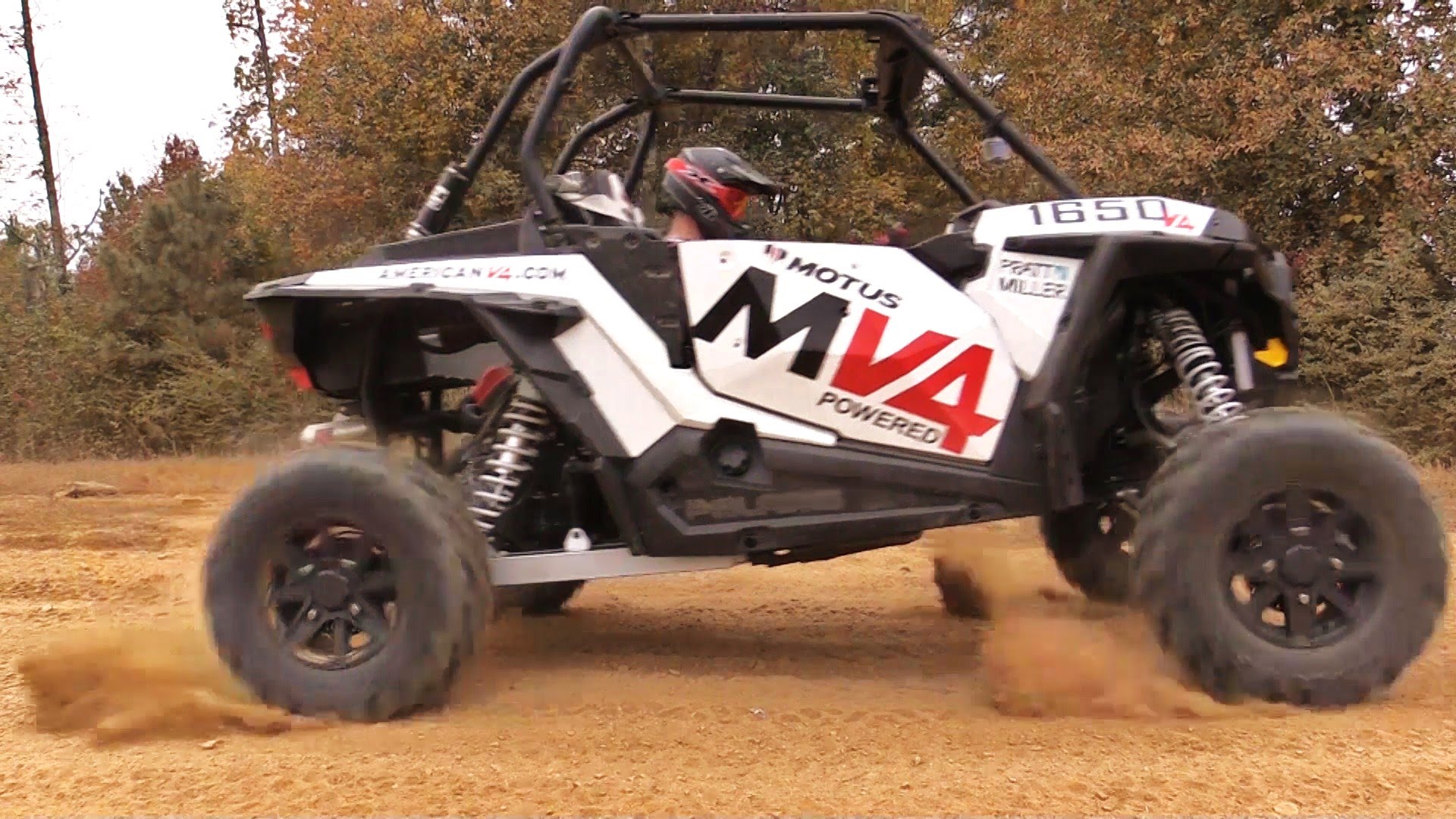 180hp Motus V4 Powered RZR XP 1650 Busted Knuckle Films